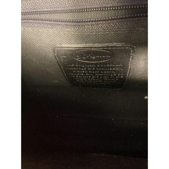 Brighton Boxy Black Croc Leather Silver Chain Strap Crossbody Bag 8.5 x 6 x 3" - Picture 8 of 16